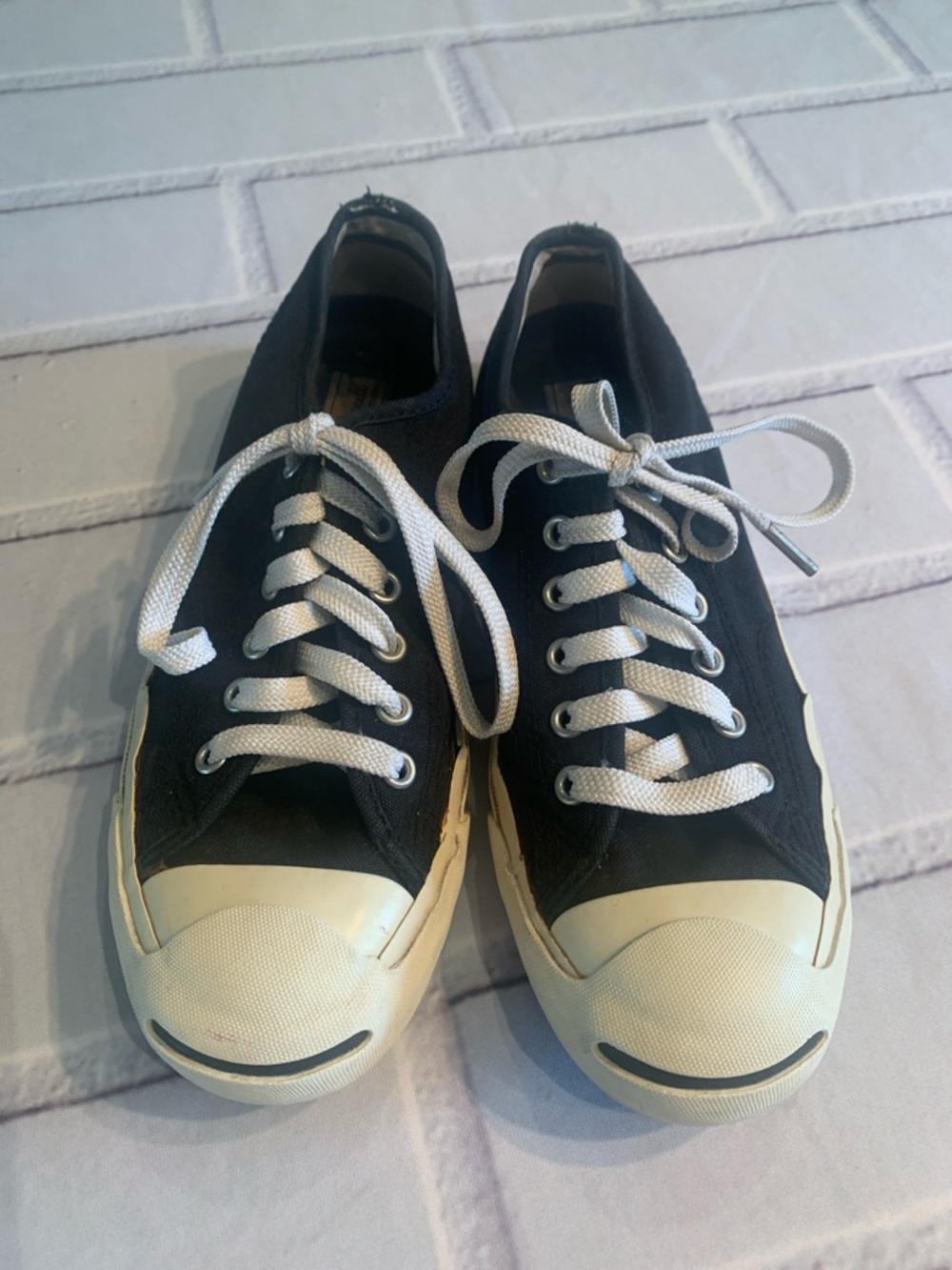 🎉NEW LISTING!🎉Converse Jack Purcell Black and White Low-Top Sneakers